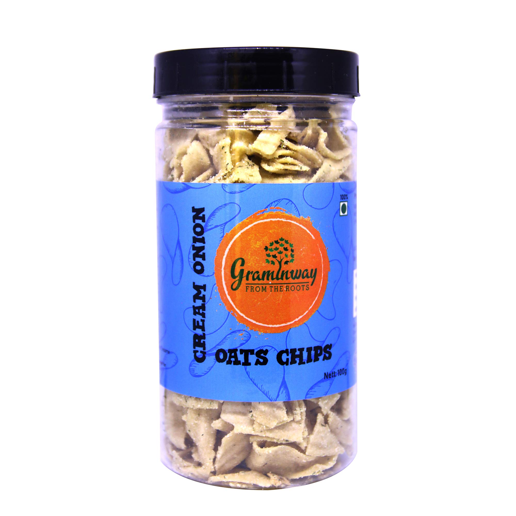 GRAMINWAY - FROM THE ROOTS High in Fiber Tasty & Healthy Snacks Diet Oats Chips-image-19