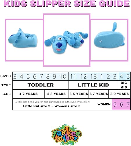 Miniatura 2 de Nickelodeon Blue's Clues & You - Pantuflas de felpa 3D para niños pequeños