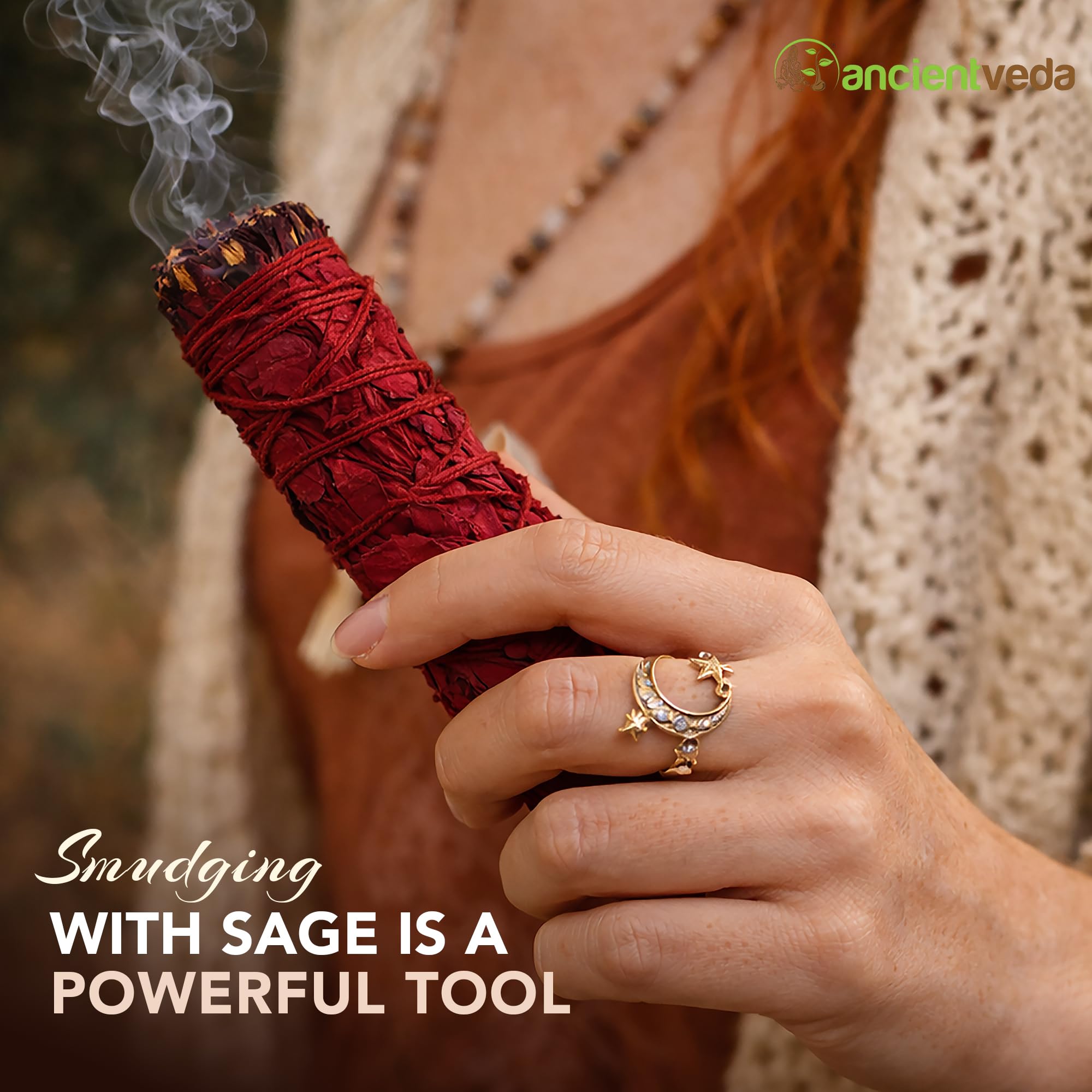 SOUL STICKS Drachenblut-Salbei-Sticks, 10,2 cm, 3 Stück, mit Starter-Anleitung (evtl. nicht in deutscher Sprache), Blumiger Bio-Salbei für Hausreinigung und böse Geister, große Salbei-Smudge-Sticks,