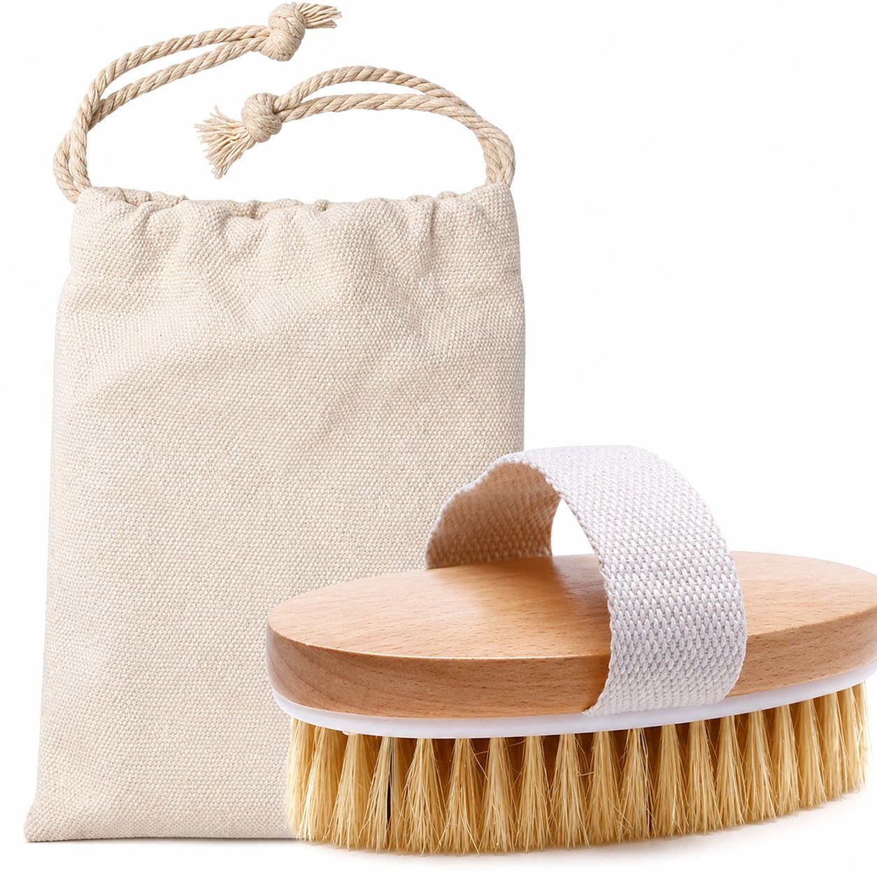 eHomeA2Z Dry Brushing Body Brush Exfoliating Brush Natural Bristle bath Brush for Remove Dead Skin Toxins Cellulite,Treatment,Improves Lymphatic Functions,Exfoliates,Stimulates Blood Circulation (oval)-image-38