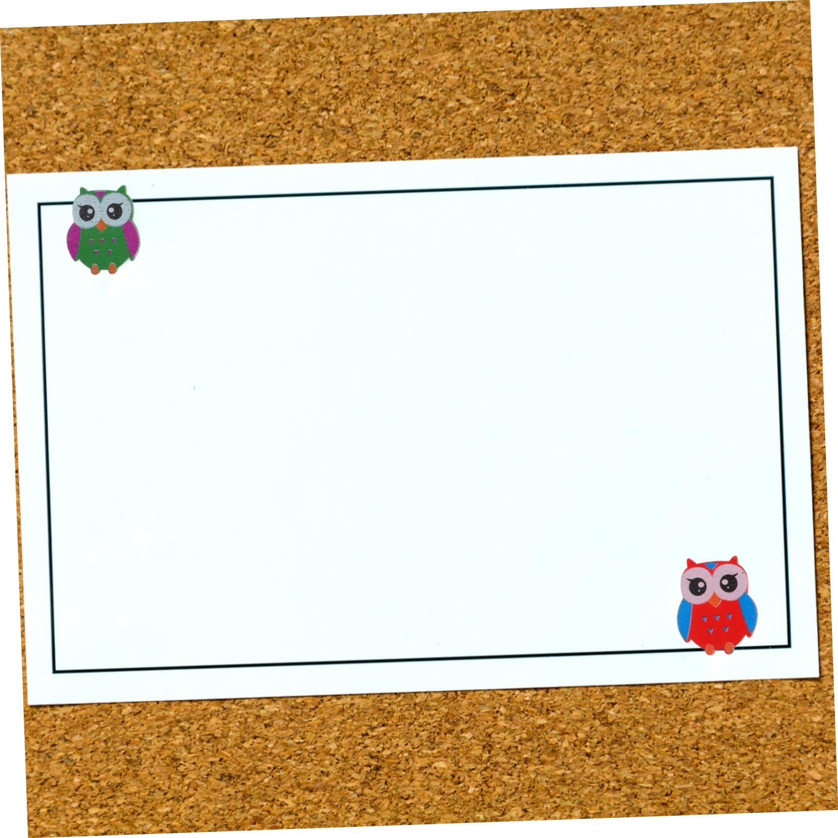 DOITOOL Alfiler De Búho Lindos Suministros De Oficina Lindos Alfileres De Animales Suministros De Oficina Rosa Chinchetas para Mapa Alfileres Decorativos De Madera 30 Piezas*4