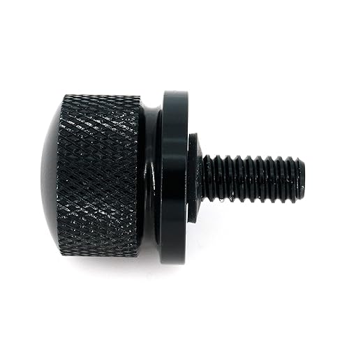 Miniatura 3 de Americruise - Tornillo negro para asiento de motocicleta Harley Dyna, Sportster, Softail, Fat Boy, Touring Street Glide, Electra Glide, Road King