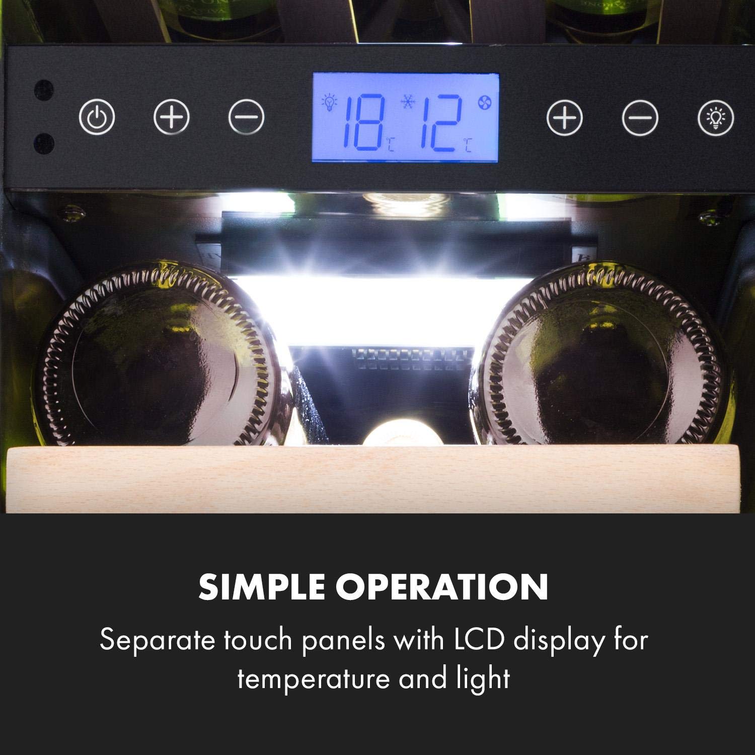 Buy Klarstein Vinovilla Onyx Wine Fridge Wine Cooler, Bottle Fridge