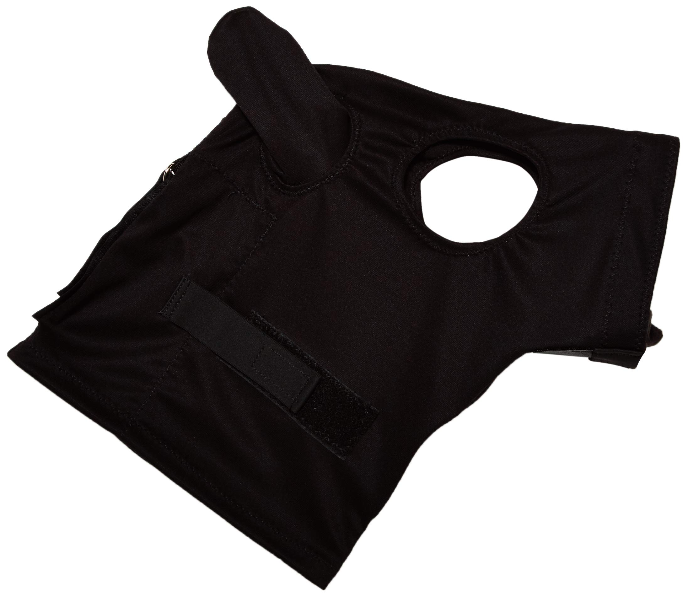 Snuggy Hoods Weatherproof Turn Out Head for Horse or Pony With Zip (Black, M/L) — image 1