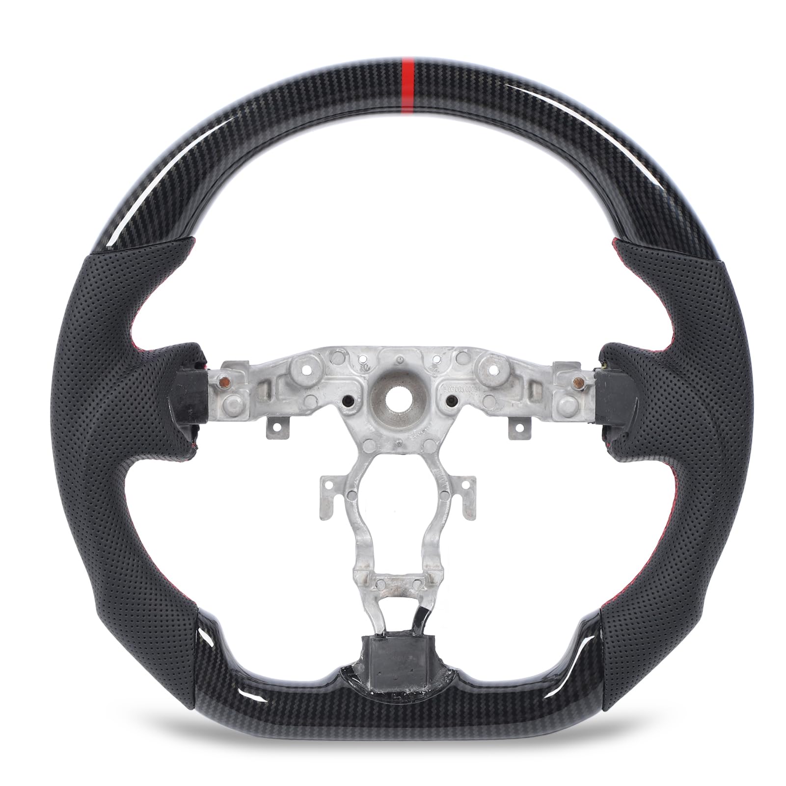 Jiawu Innowacyjna Kierownica Hydro Dip Racing o Wyglądzie Włókna Węglowego do Modelu 370z, Ergonomiczne Uchwyty Zapewniające Większy Komfort i stabilność Jazdy