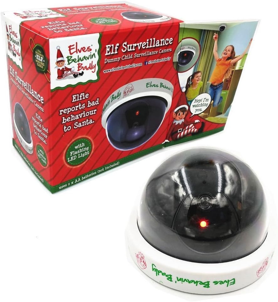 Elf Surveillance Santa Camera - Dummy CCTV Camera