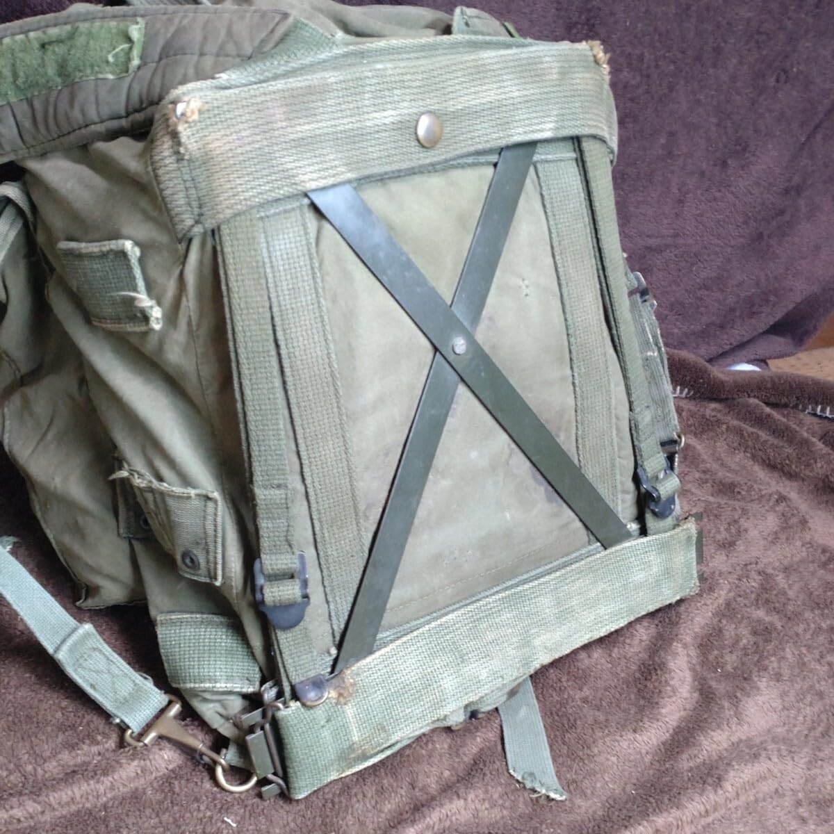 【米軍実物】ARVNパック アービンパック 極上品 US(米軍) NAM戦 OD コットン アービン(ARVN)リュックサック/実物・未使用