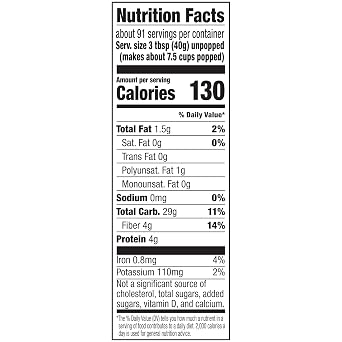 Orville Redenbacher's Original Gourmet Popping Corn Kernels, 8 lb. (Pack of 2)