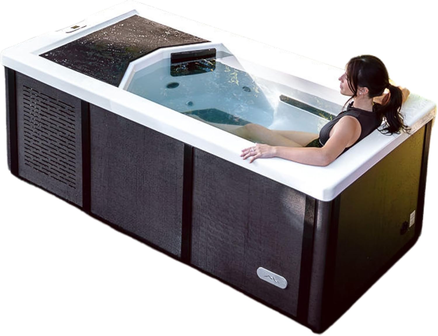Ultimate Ice Bath for Athletes – Cold Plunge with Chiller + Hot Tub, All in One – Ice Bath Tub with Water Chiller for Athletes, Indoor Outdoor Hot Tub Experience