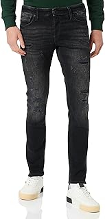 Jack & Jones Men's Jjiglenn Jjblair Ge 802 Noos Jeans, Black Denim, 30 W/32 L