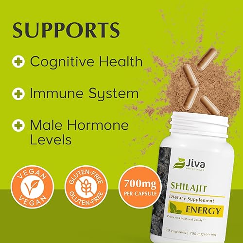 Miniatura 7 de Suplemento Shilajit de 700 mg con cápsulas de Artemisia Annua y cápsulas de albahaca sagrada