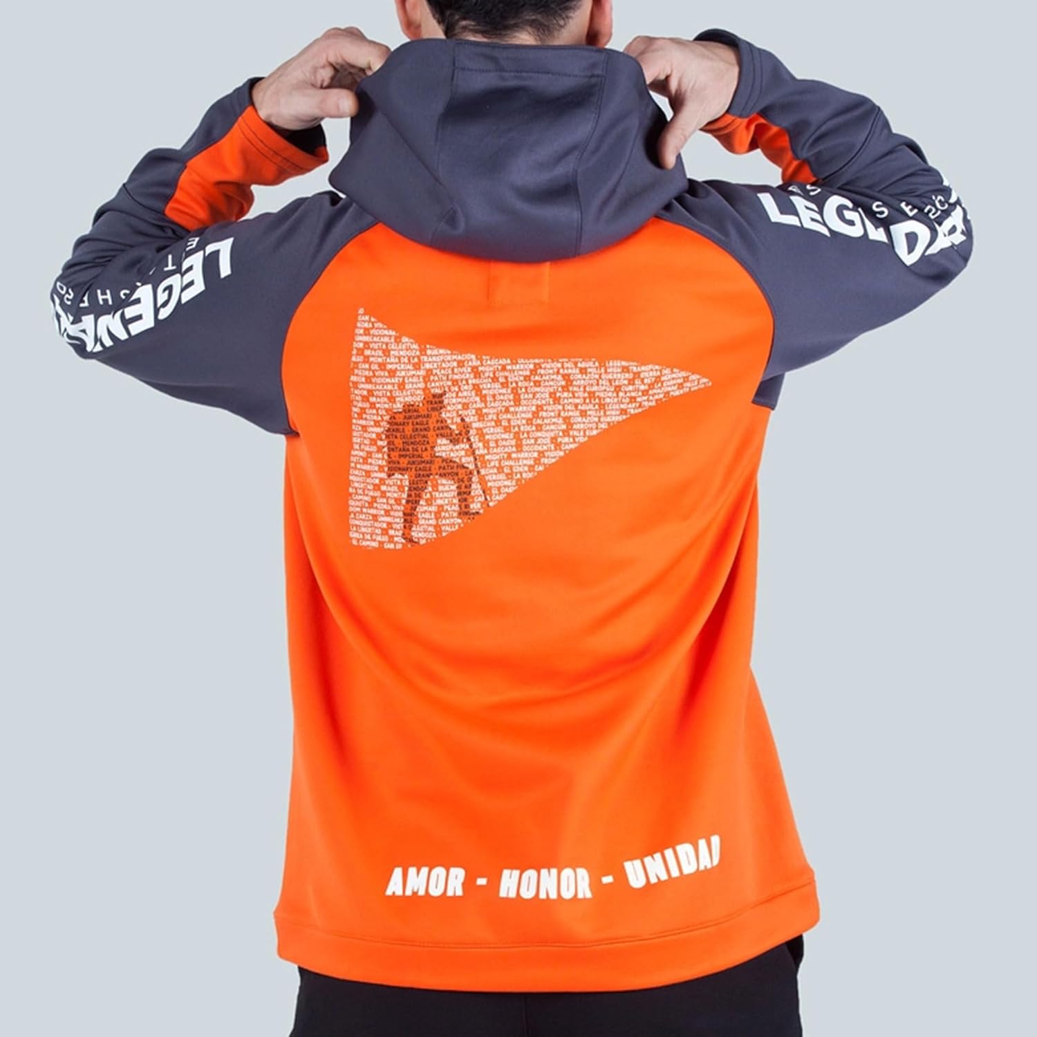 LEGENDARIOS Countries Hoodie Jacket – Men’s Long Sleeve – Premium 100% Cotton Knit Fabric – 2025 Edition.