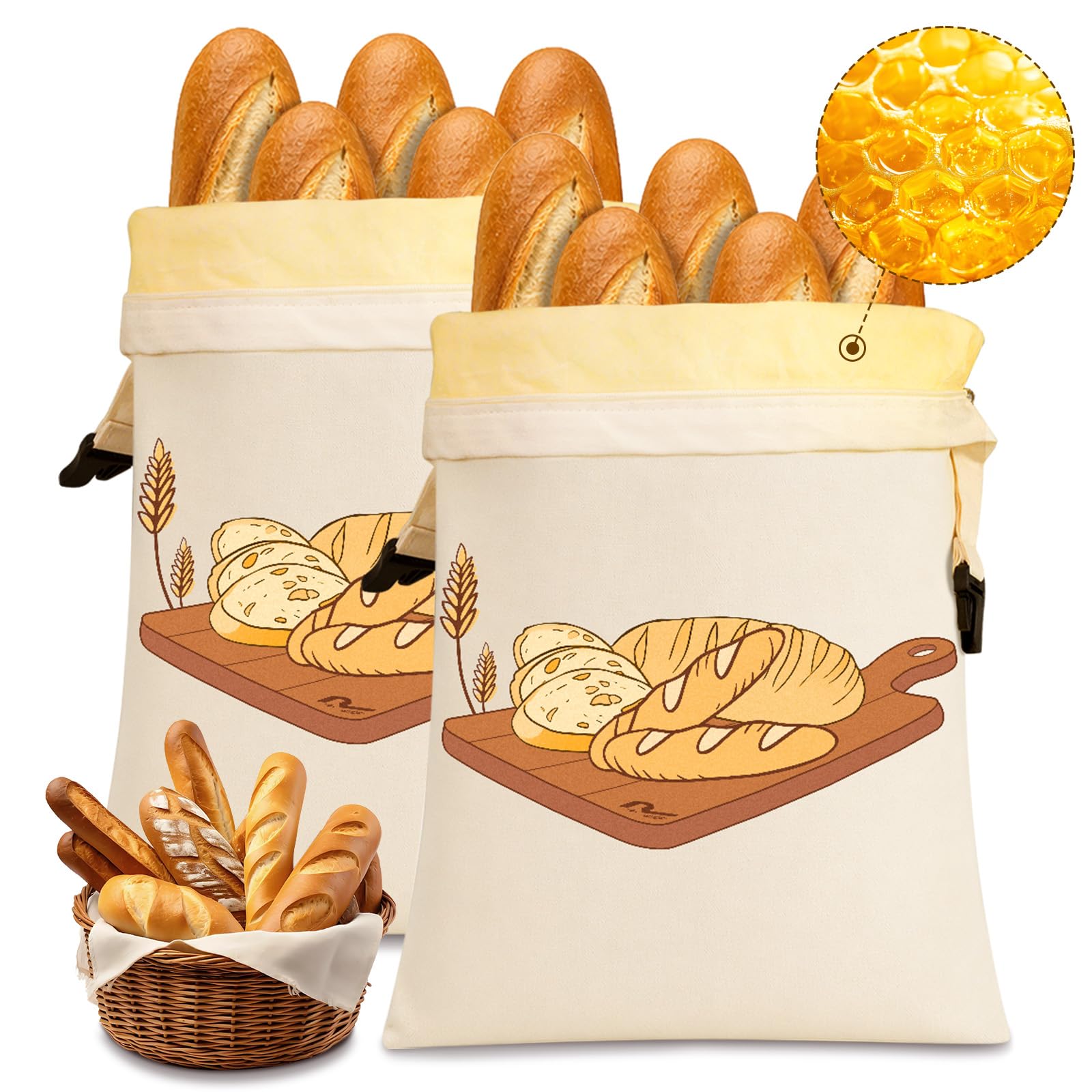 Bolsas para pan de cera de abejas: la solución contra el pan duro y los residuos plásticos
