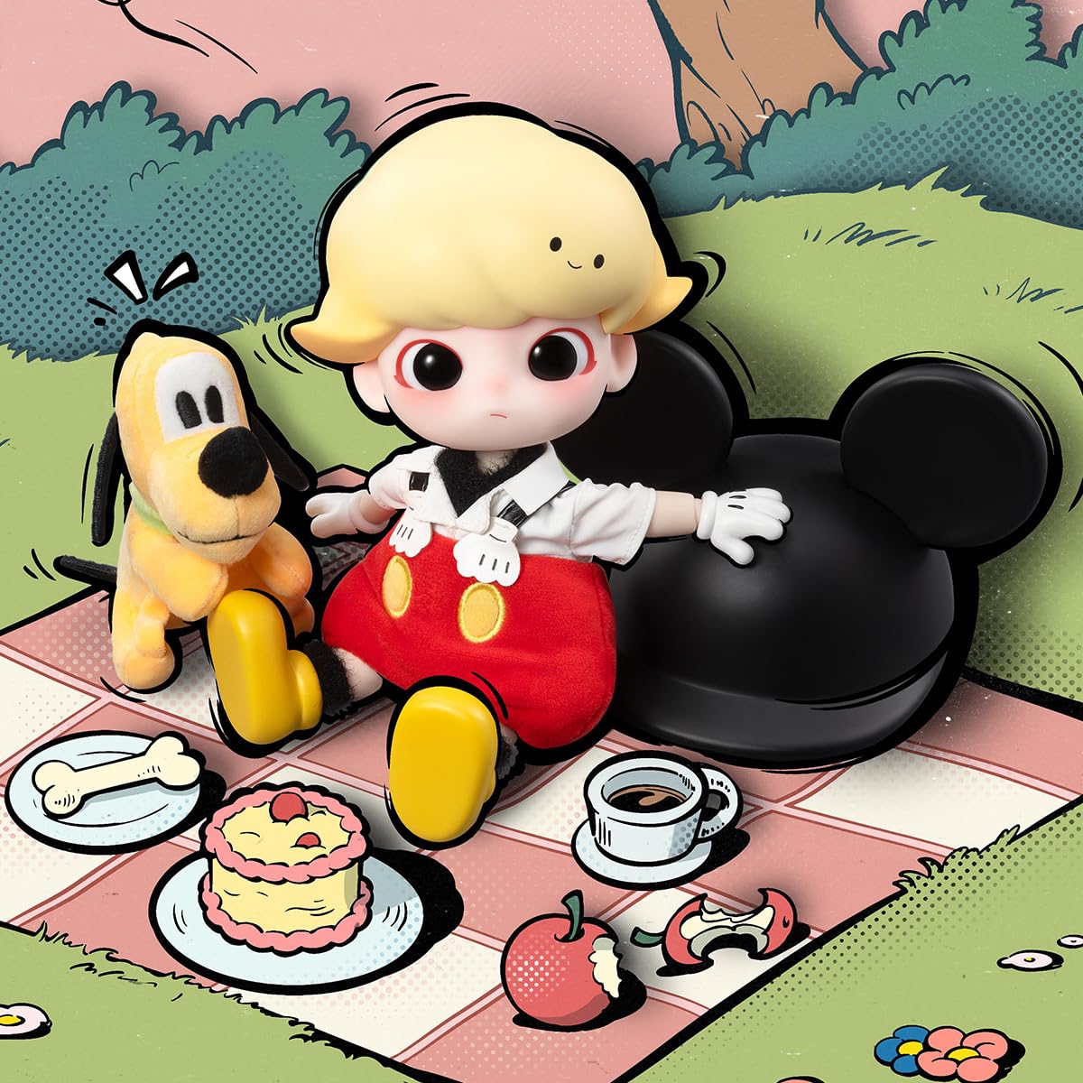 Amazon.co.jp: POP MART DIMOO MICKEY 1/8 アクションフィギュア