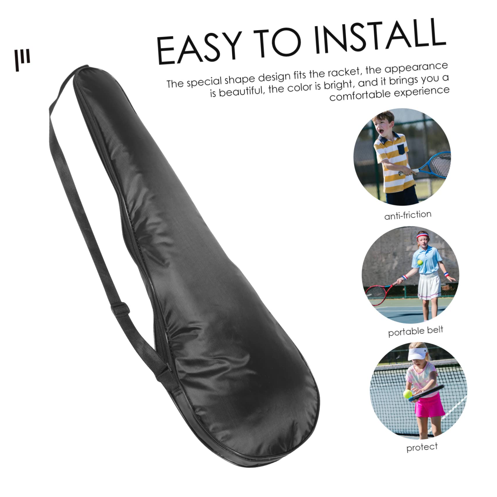 TOYANDONA Bolsa de Transporte para Raquetas de Bádminton Capacidad para Raquetas y Material Resistente Presión y Desgaste
