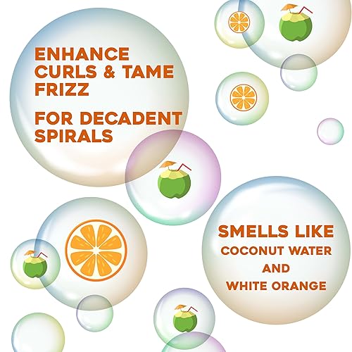 Miniatura 10 de OGX Mousse de humedad que desafía el encrespamiento  rizos de coco 8 onzas