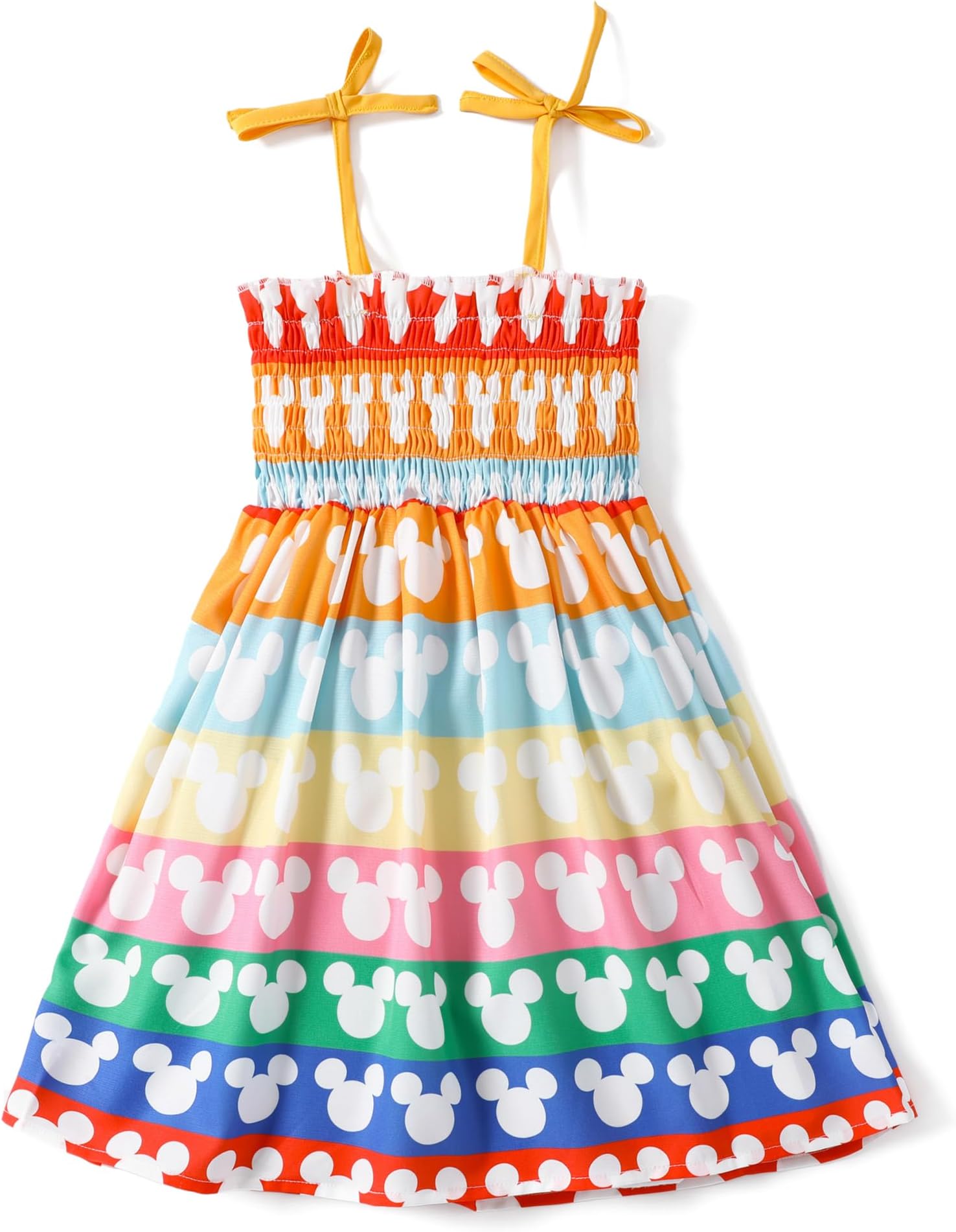 Disney Mickey and Friends Girls Dress Toddler Girl Leopard Panel Mesh Overlay Tank Dress