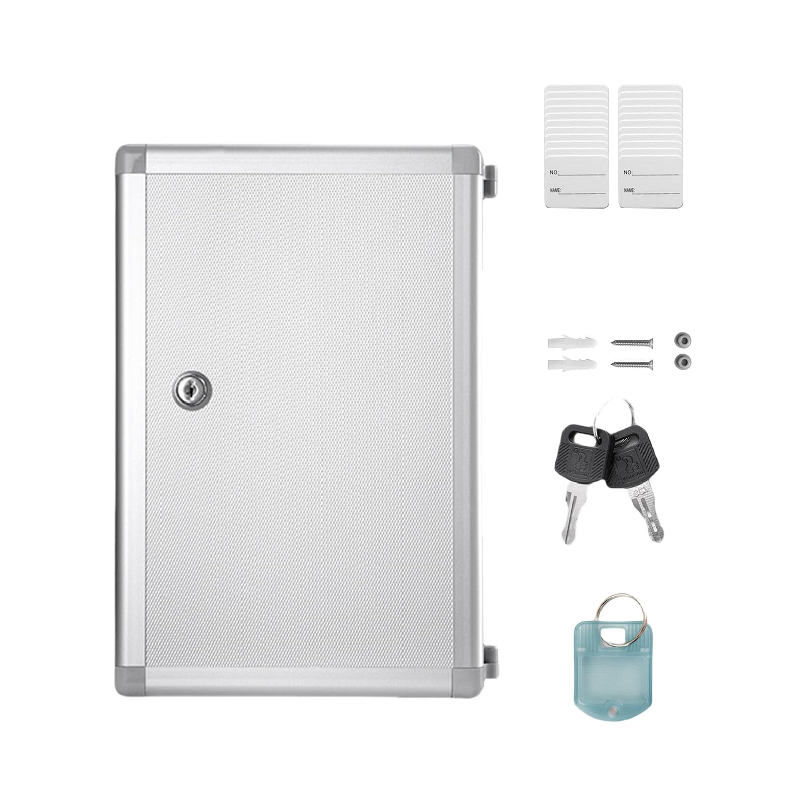 Qusinfc High-Strength Aluminum Alloy Storage Cabinet Locking Wall Mounted for Residential Commercial Use Aluminum Alloy Storage Box High Security for Apartments