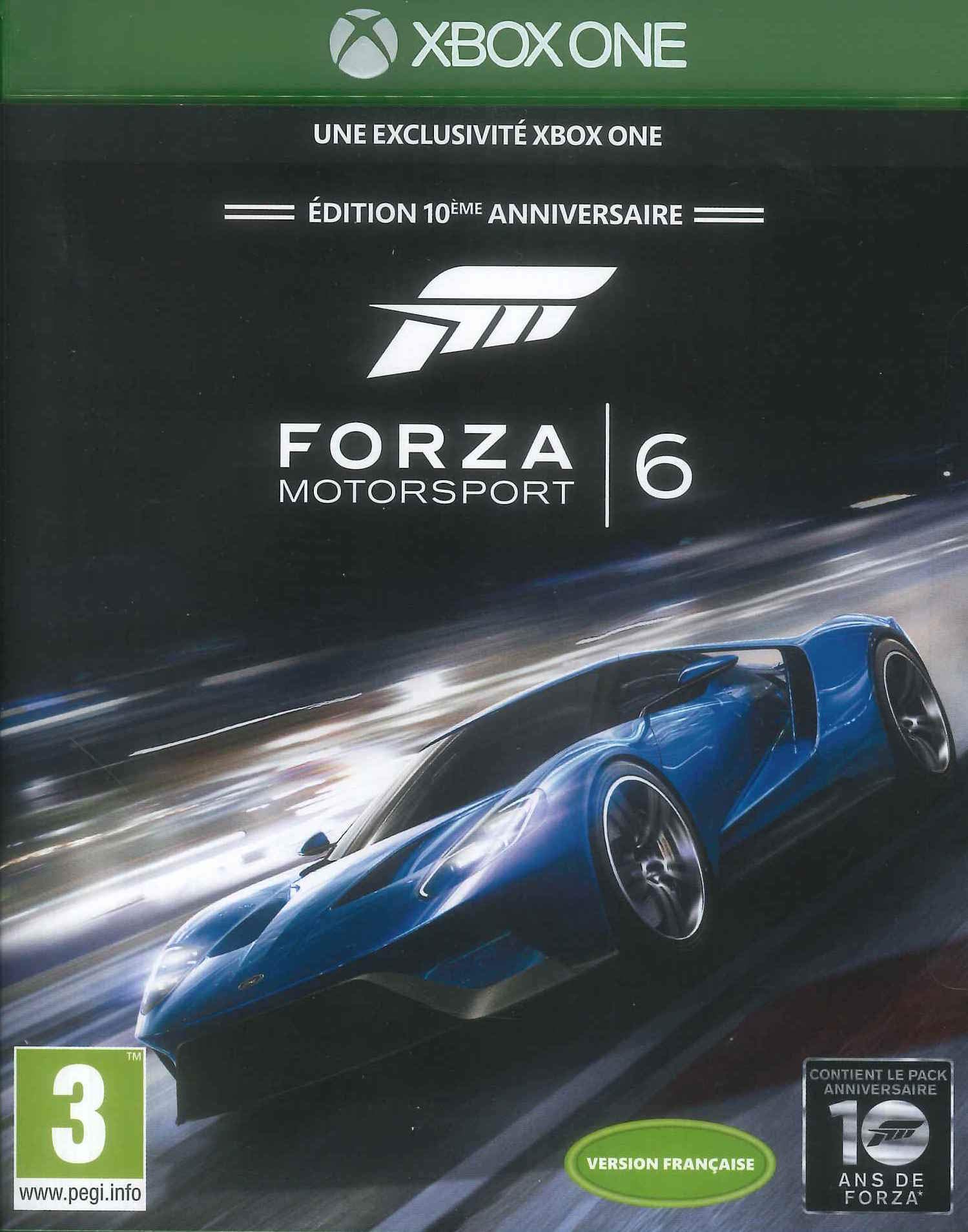 Forza Motorsport 6 - édition day one - Xbox One - [Edizione: Francia]