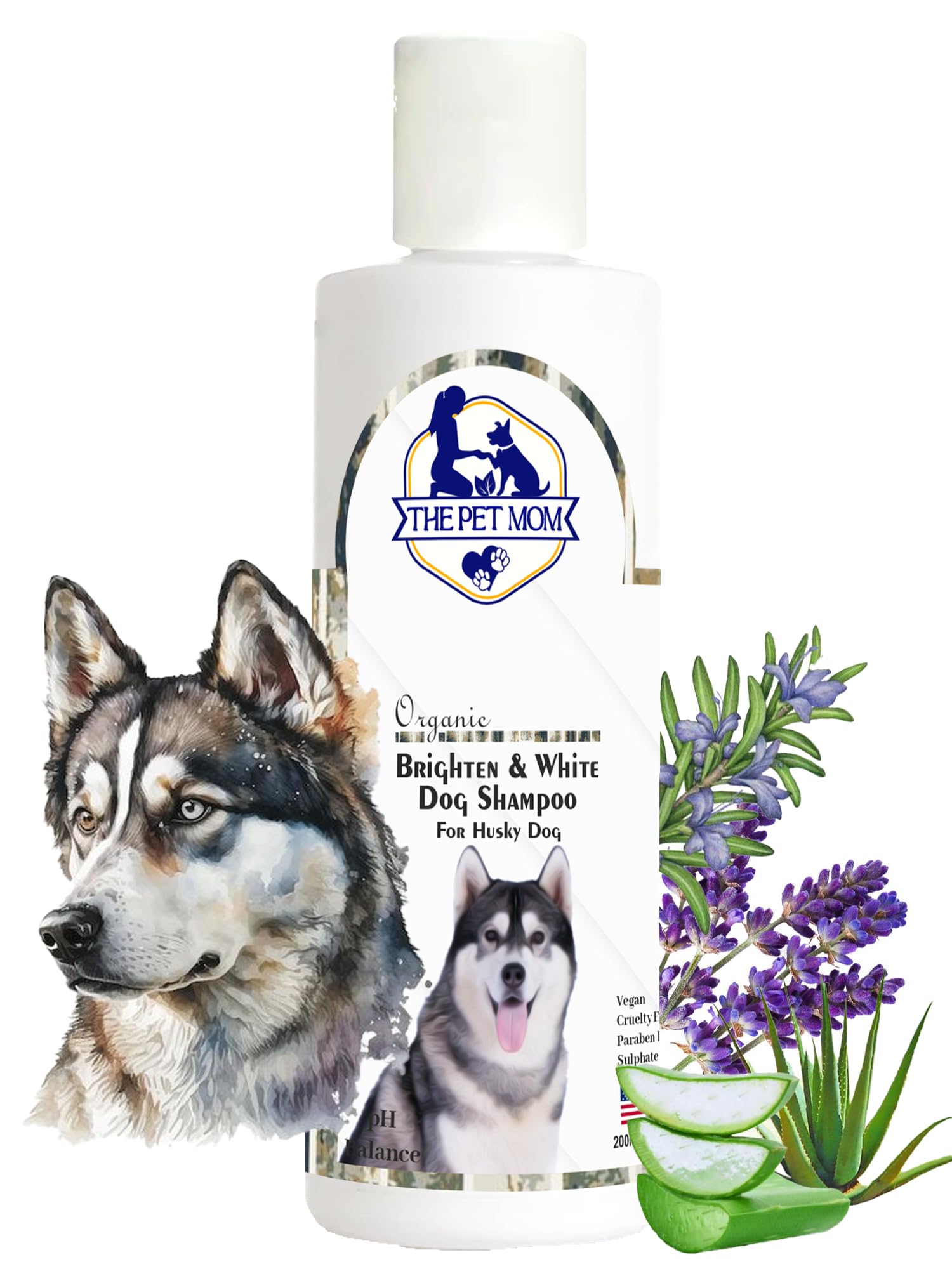 The Pet Mom Organic Brighten & White Dog Shampoo for Husky Dog & Puppy | Deep Clean, Softens & Conditions Hair, Help in Maintain Dog Hair Colour | Coat Wash Dog Shampoo for All Dog Breed – 200ml (B0CRWPQDVG) Amazon Price History, Amazon Price Tracker