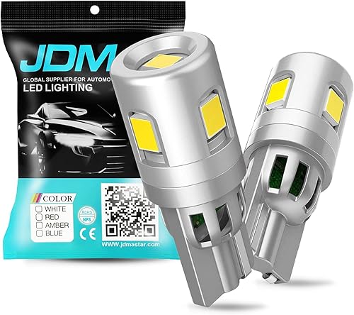 JDM ASTAR Bombillas LED blancas de alto rendimiento 5GS 1:1 3030-5SMD 194 168 2825 W5W T10 Brgiht White
