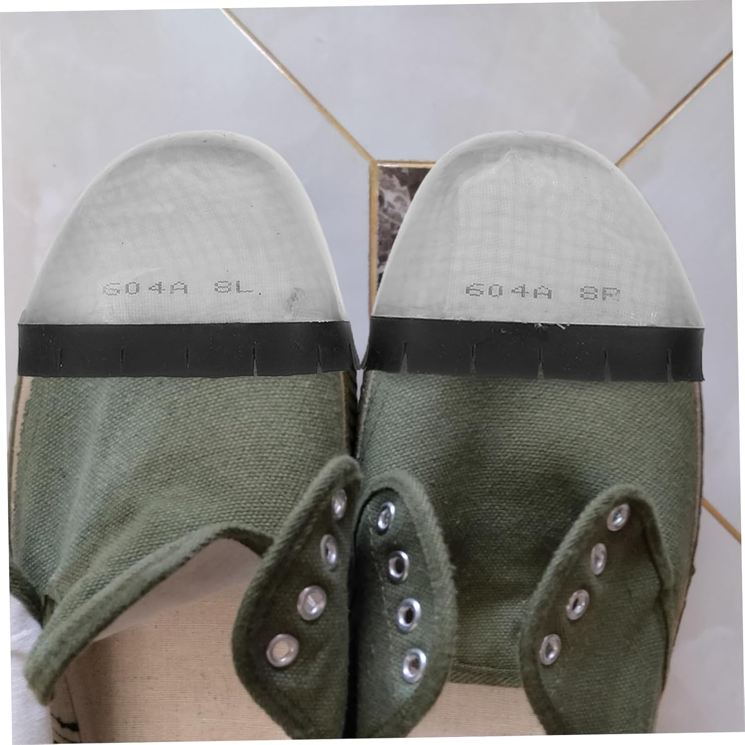Mobestech 4pair Caps Safety for Men Women Work Shoes Metatarsal Guards Construction Shoes