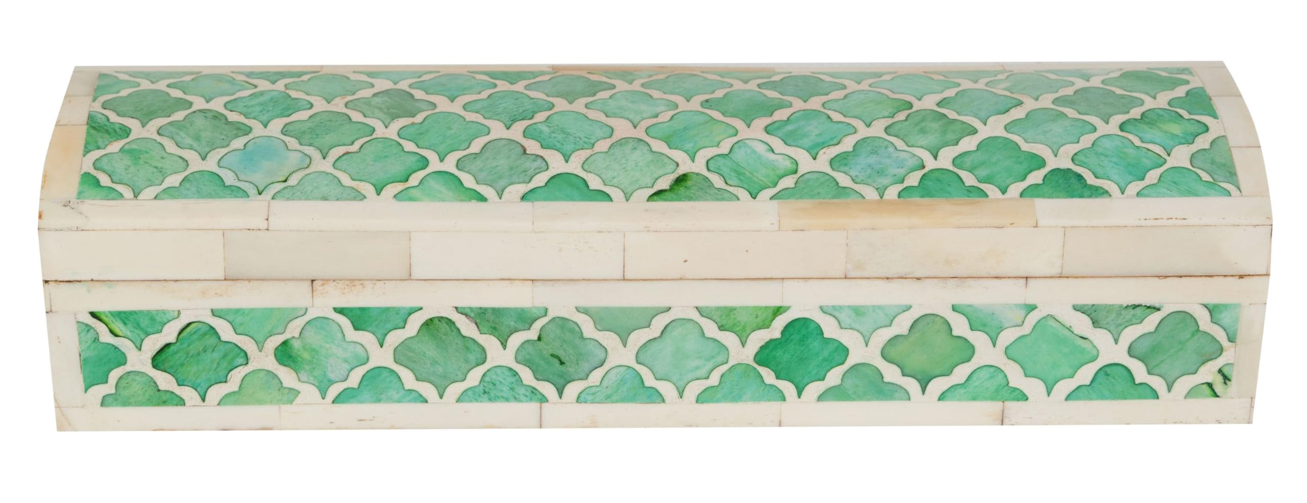 Biscottini Caja de madera y hueso 30 x 8 x 7 cm – Caja de almacenamiento – Caja de madera pequeña – Caja de recuerdos