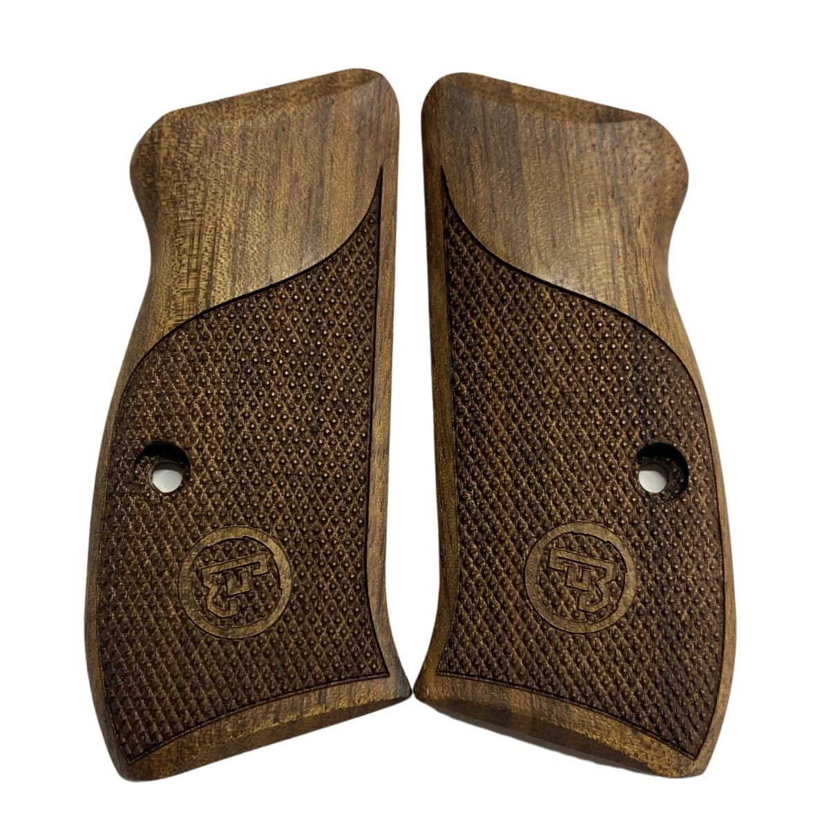 KSD Grips Root Walnut Compatible for CZ 75 Compact, Fit 85, CZ P-01, CZ 75 D, P100, C100, T100, PCR Compact