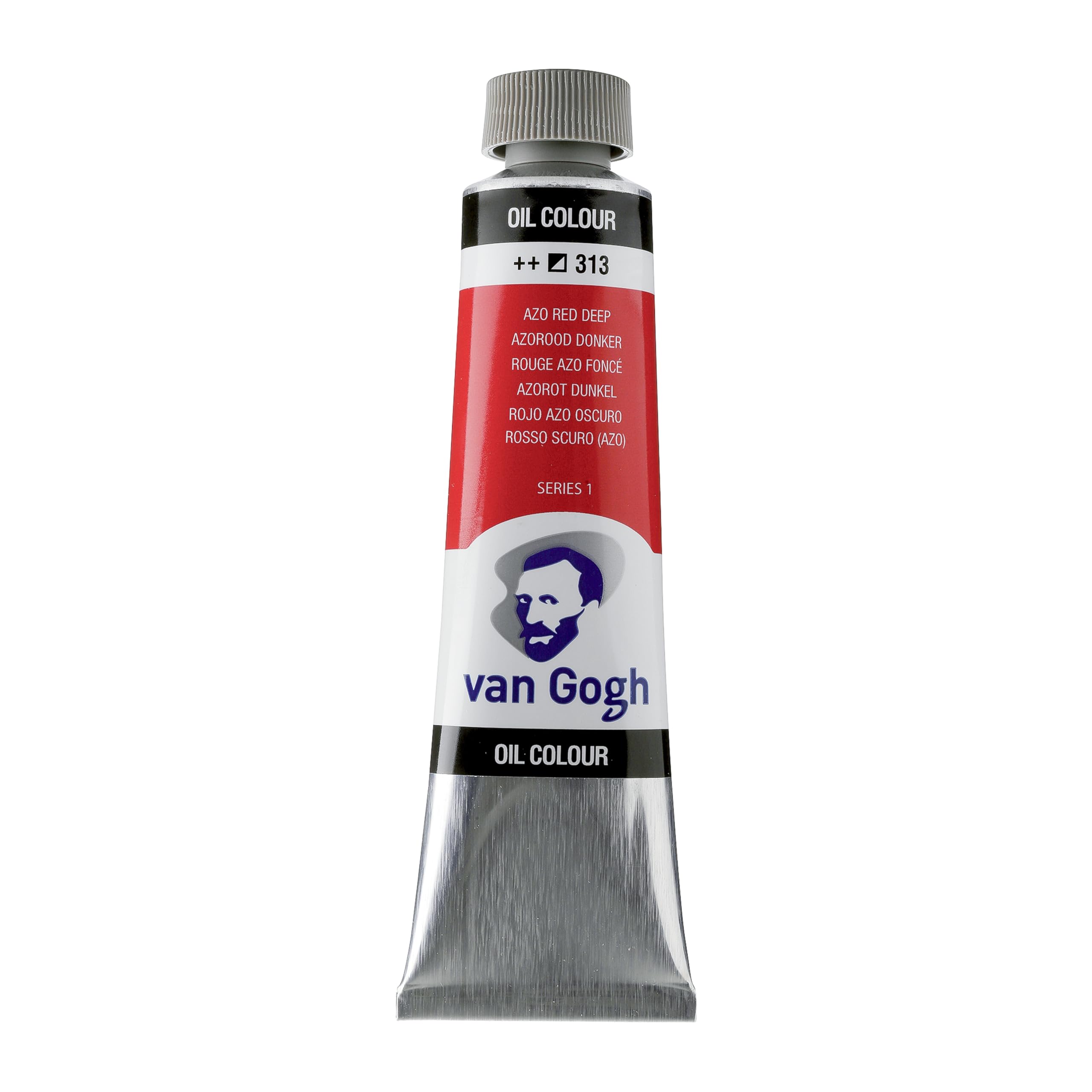 Van Gogh Azo Red Deep Oil Colour Paint, 40Ml Tube, 313