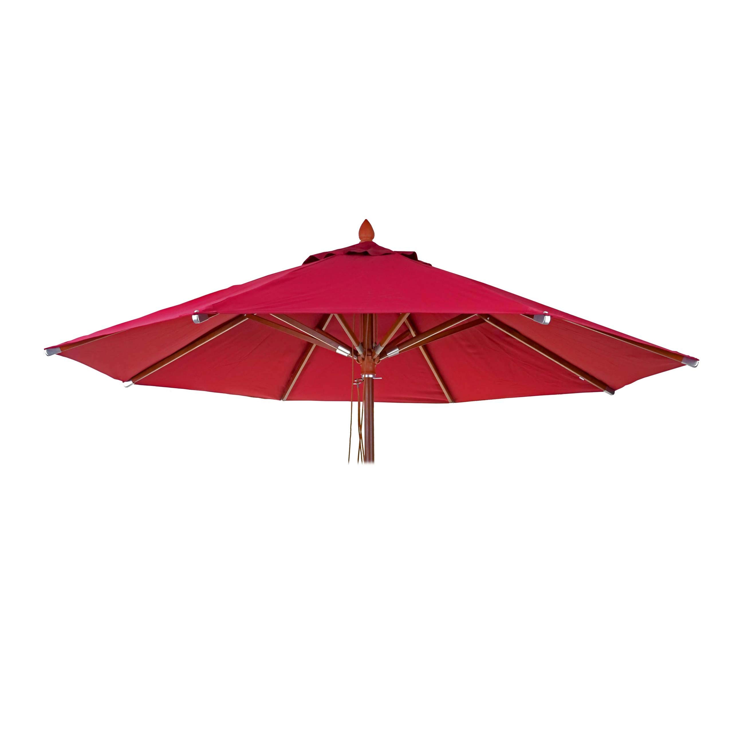 Mendler Wymienny pokrowiec do gastronomii drewniany parasol przeciwsłoneczny HWC-C57, pokrowiec na parasol przeciwsłoneczny, okrągły, Ø 4 m, poliester, 3 kg, bordowy