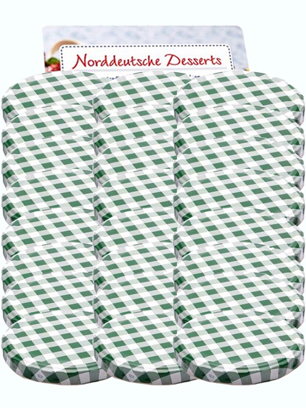 100 Ersatzdeckel Für Sturzgläser - Passend Für 230/350/435 Ml Einmachgläser