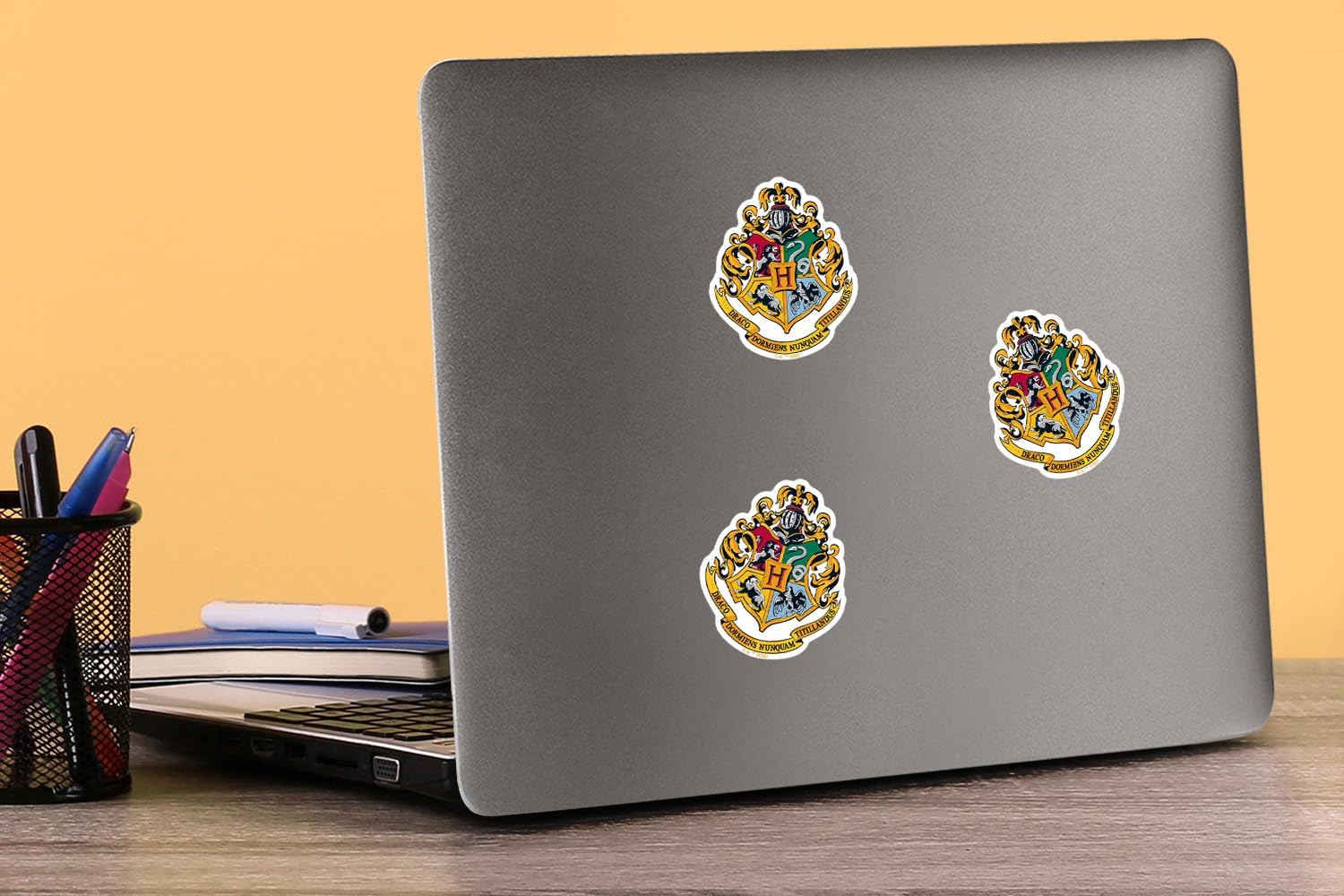 Harry Potter Hogwarts Crest Theme 50ct Vinyl Decals – Emblem & Four House Shield Designs for Laptop, Water Bottle, Scrapbooking, Tablet, Indoor & Outdoor - Image 3