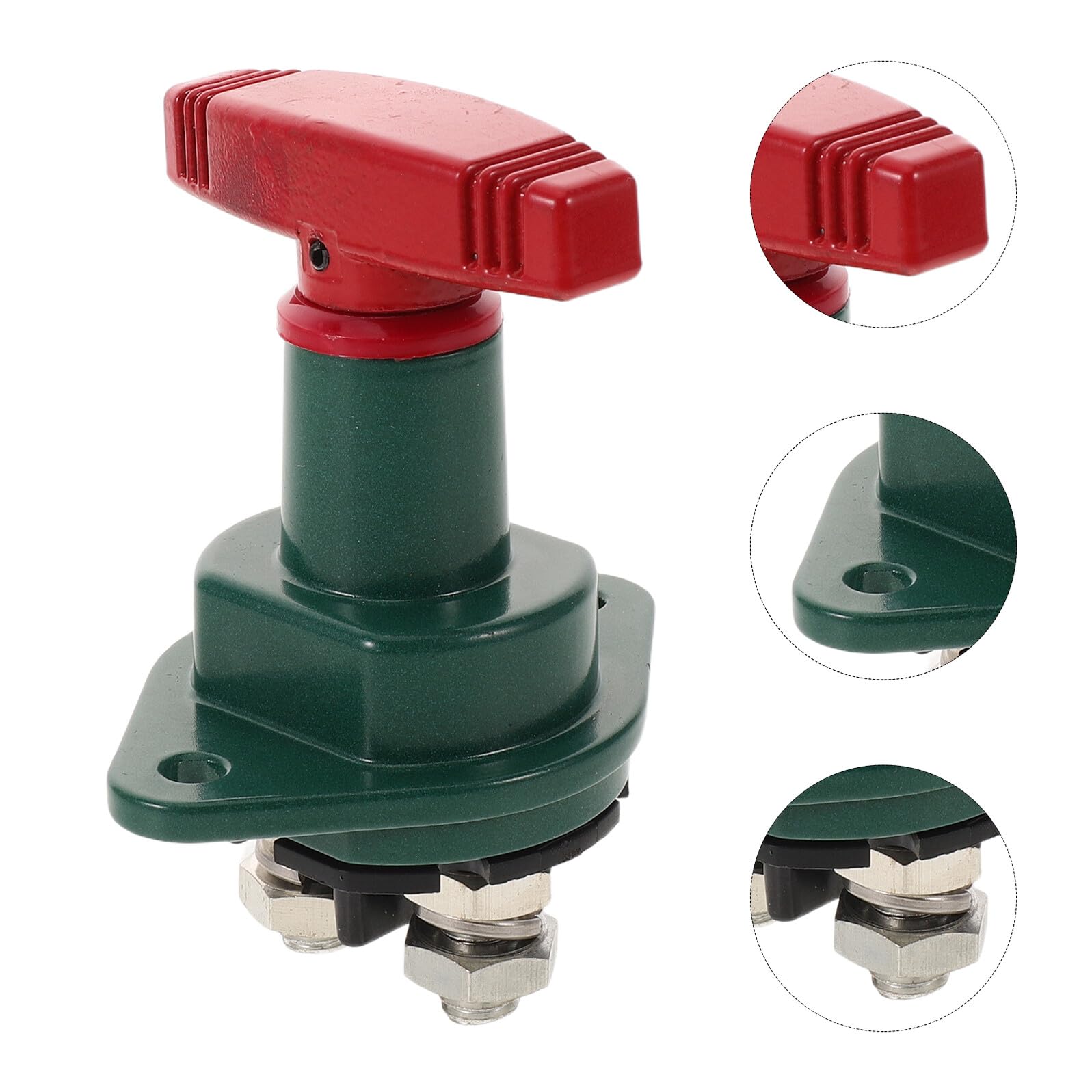 Interruttore di Disconnessione Batteria 12-24v 300a per Auto Camper Barca, Dispositivo Elettrico di Interruzione Alimentazione Protezione Emergenza e Resistenza Anticorrosione