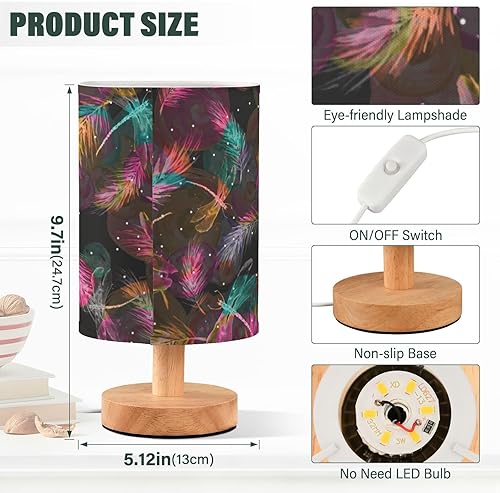 Miniatura 3 de Nightstand Lamps Night Table Lamp Aesthetic Vintage Dragonfly Branch Night Light for Boys Office