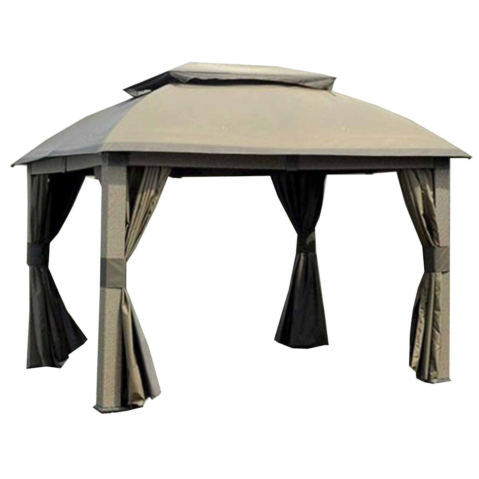 Ersatz-Baldachin Für Bali-Pavillon – Garden Winds RipLock 350, Beige, Wasserabweisend