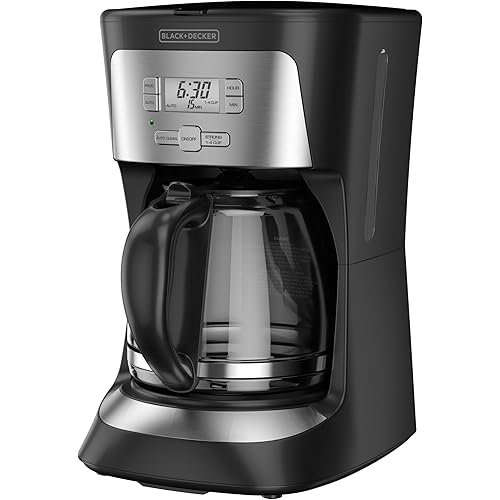 BLACK+DECKER CM2020B 12-Cup* Programmable Coffeemaker, Black