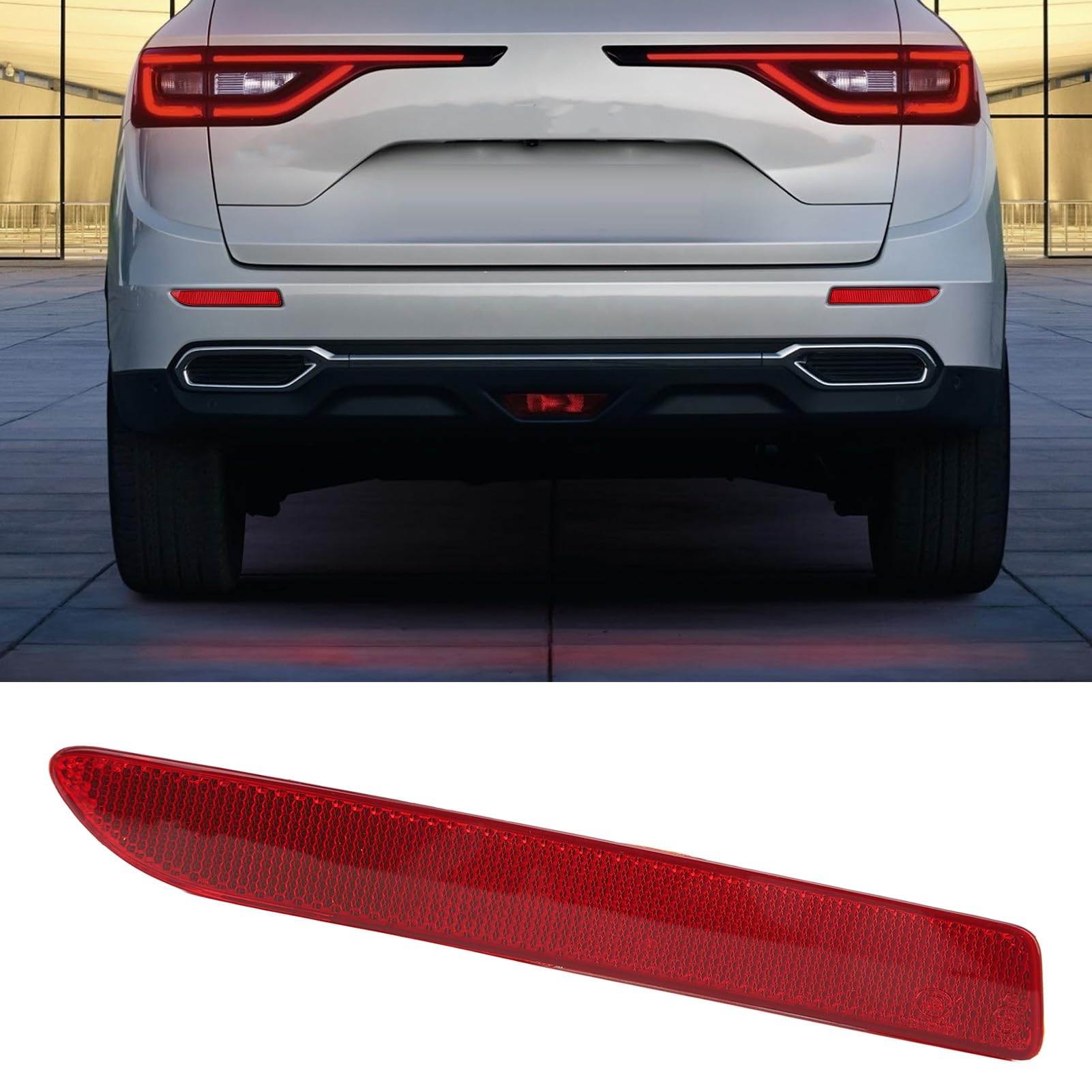 Stoßstangen-Reflektor Für Renault Koleos II (2016-2020) | Rot, Links - 265657118r