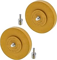 Vista 7 de TCP Global Rueda de goma con adaptador de taladro, rueda para quitar calcomanías, herramienta de eliminación de rayas, herramienta de eliminación