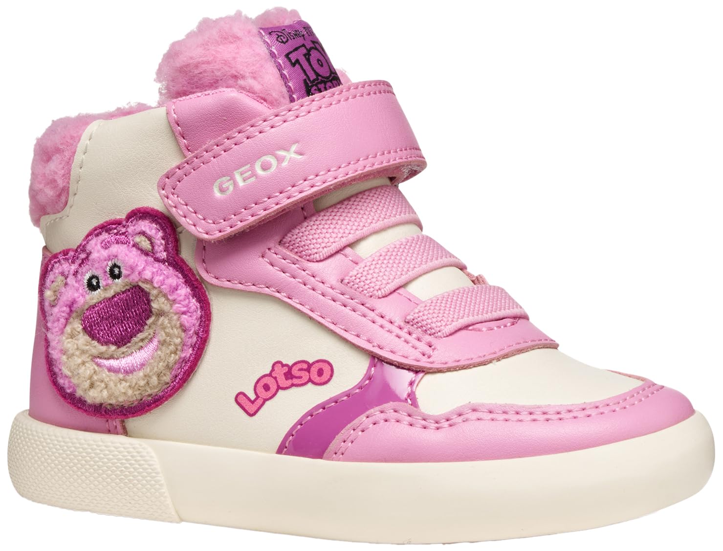 Geox Baby B Gisli Girl Sneakers Dk Pink/Off White, 23 EU