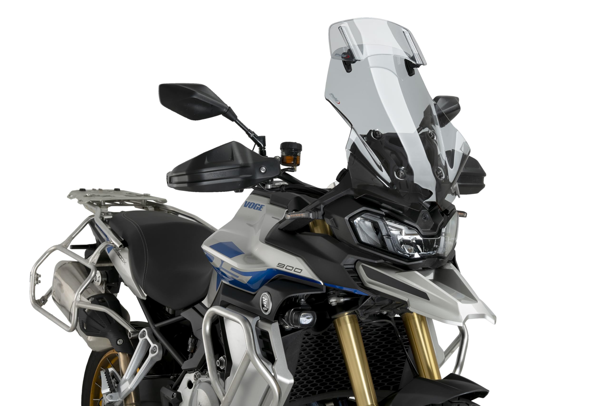 Puig 22250W Touring Windscreen - Aerodynamic Protection and Comfort on the Road, Transparent