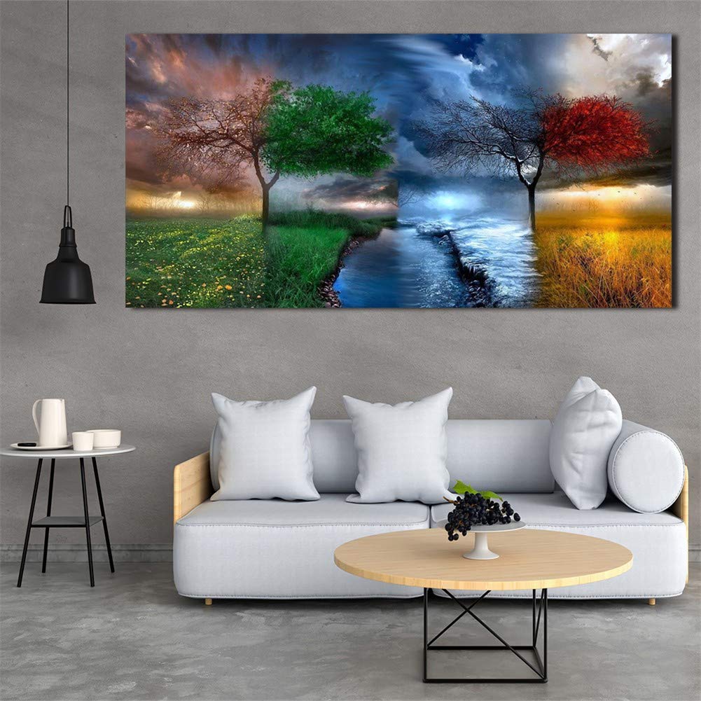 DIY diamant peinture kits forage complet pour adulte grand canevas point de croix