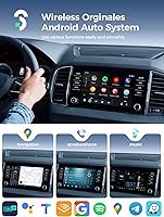 Vista 4 de Adaptador inalámbrico Android Auto, SOOMFON 5.8Ghz Android Auto Dongle inalámbrico para automóviles Android con cable de fábrica, Plug and Play