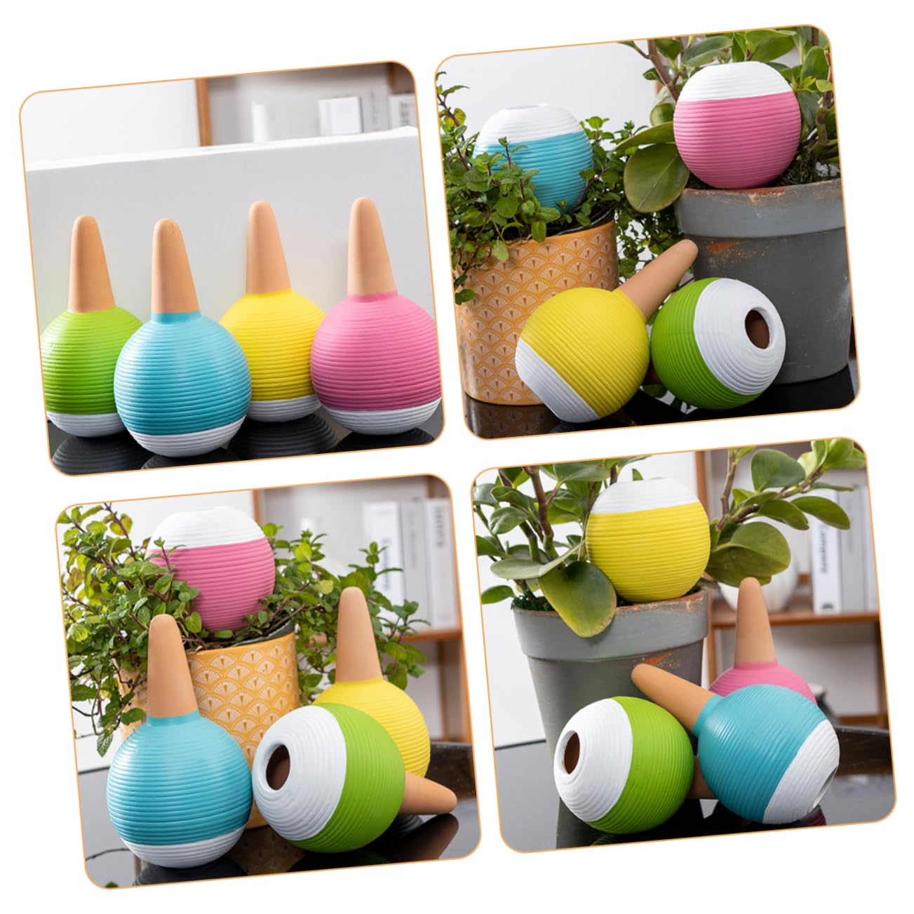 ibasenice 4pièces Lot de Globes Arrosage pour Plantes Intérieur Dispositifs Arrosage Automatique Arroseur De Plantes Suspendues