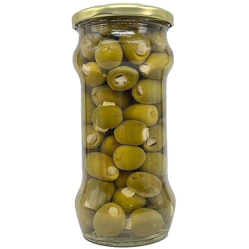 Miniatura 3 de O'Valley Farms - Aceitunas peruanas rellenas de ajo (paquete de 2), 20 onzas x 2