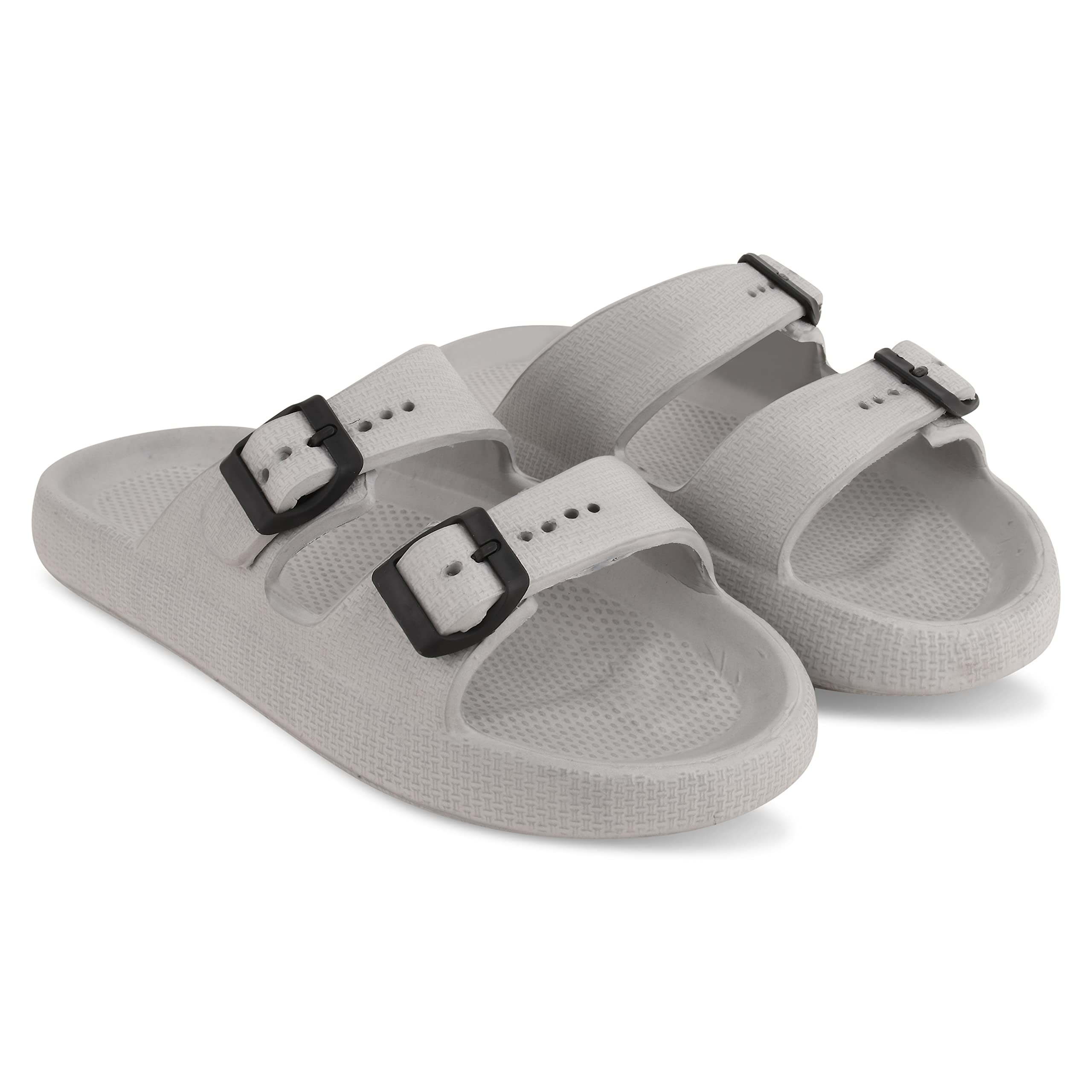 BEONZA Women Latest Stylish Slides Flip Flops Slippers Grey (B0BW9FM2JR) Amazon Price History, Amazon Price Tracker