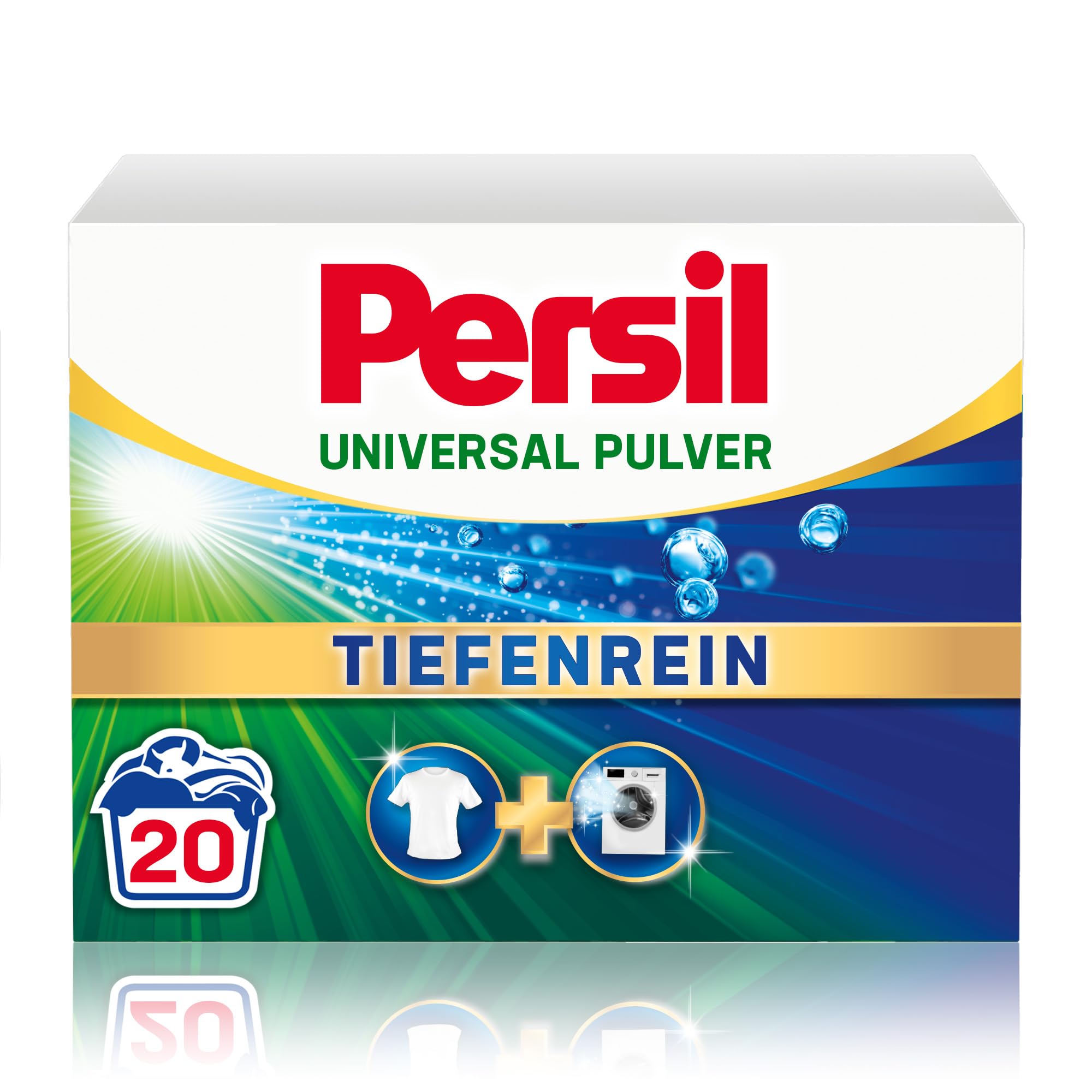 PersilUniversal Detergent Powder (20 Loads | 2,6 lbs | 1.2 Kg) All-in-one Solution For Deep Clean Laundry And Freshness For The Machine