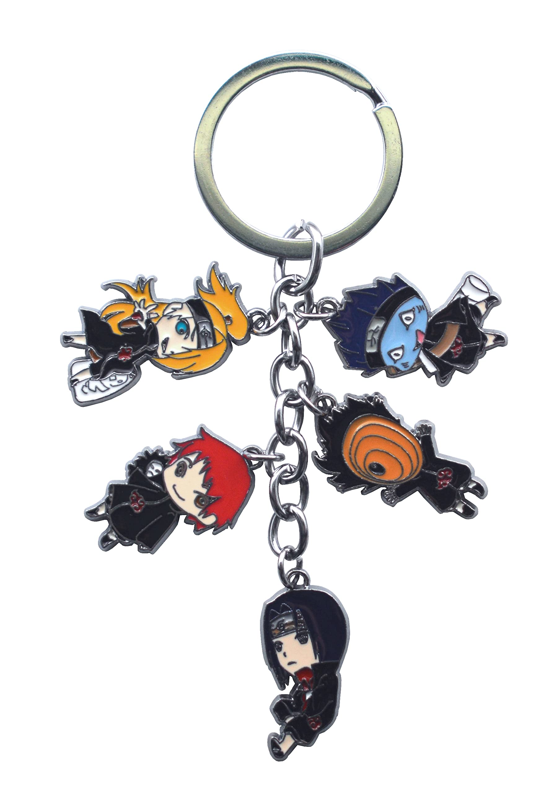 Amasukami Anime characters Akatsuki keyring Uchiha Itachi keyring Deidara keyring Sasori keyring