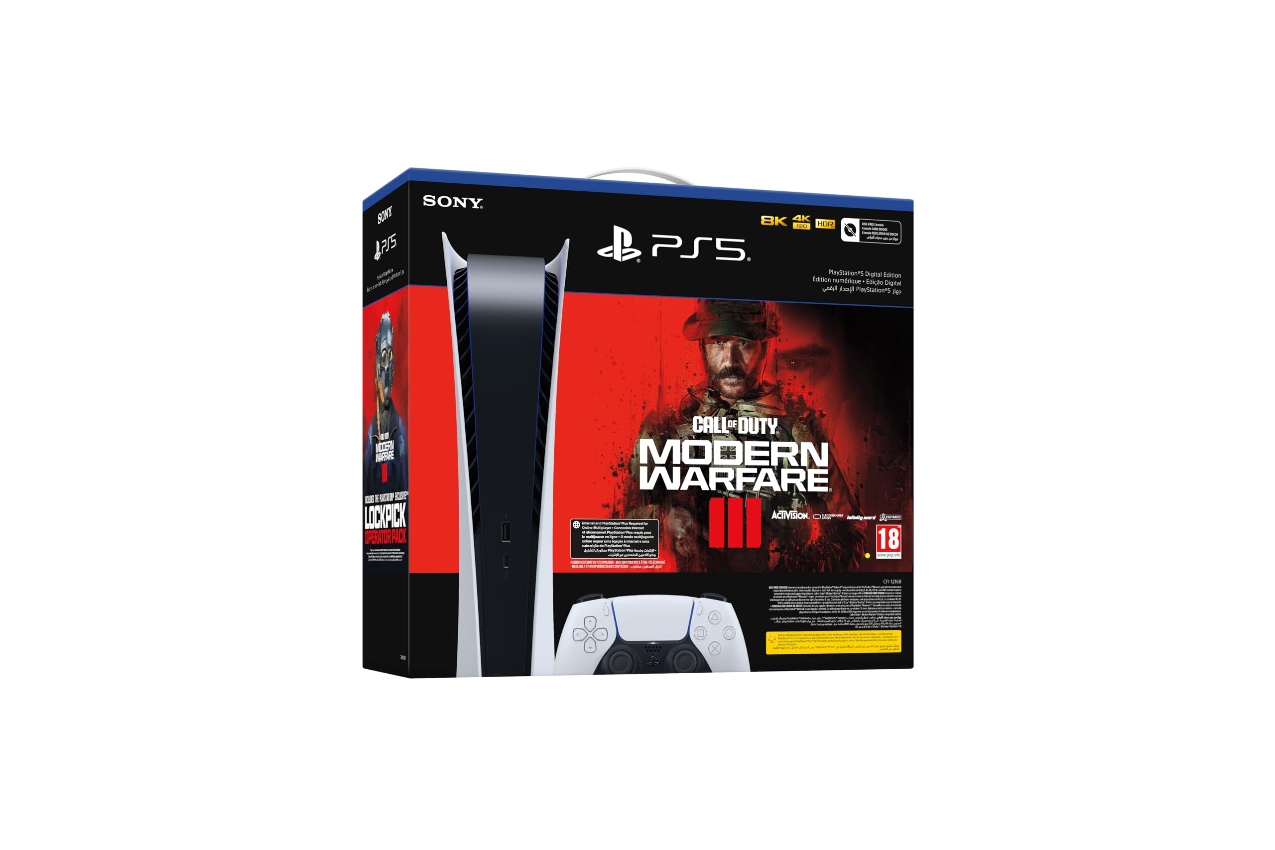 Console Sony PlayStation 5 Édition Standard Blanche Modern Warfare 3