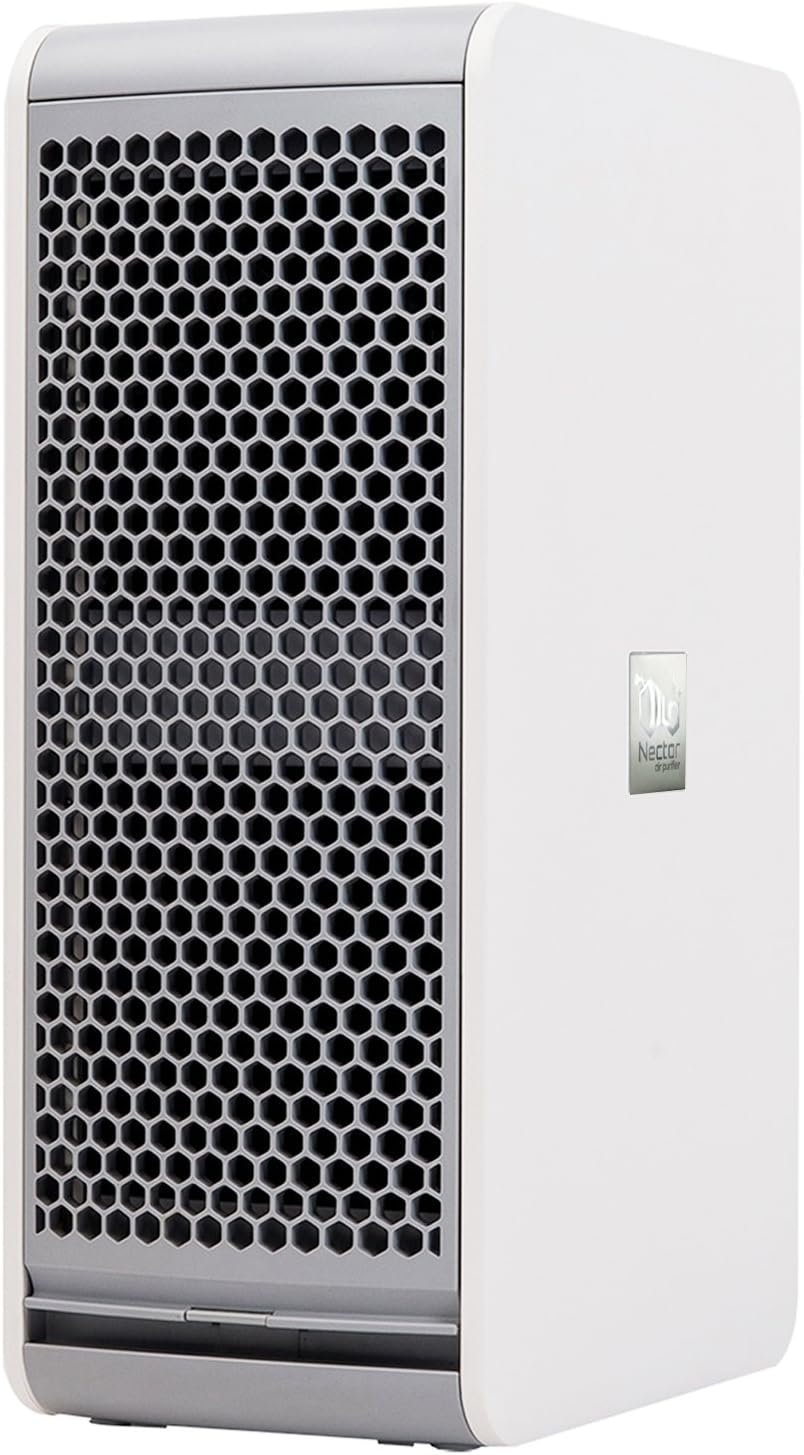 Nectar HexaDuo Air Purifier with Washable and Reusable Electrostatic Filter for Home & Offices - Removes 99.99% of Airborne Bacteria, Viruses, Pet Allergens & Purifies Dust, Smoke and Pollen