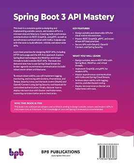 Spring Boot 3 API Mastery: Write scalable reactive and secure APIs for microservices with Spring Boot 3 and Java 21 (English Edition)